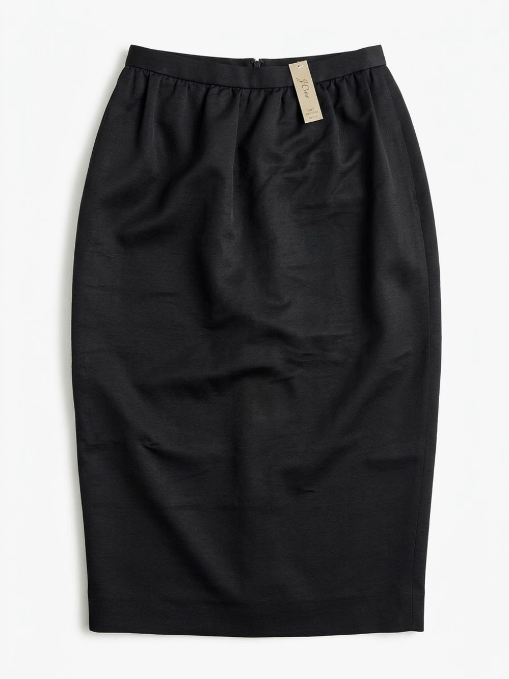 NWT J.Crew Classic Black Pencil Skirt - Size 2
